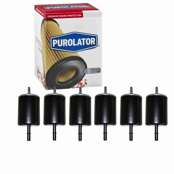 6 pc Purolator F64816 Fuel Filters for 043-0929 33316 52005131 58052 86316 95316 ALG-195 CH18 F64816P FE-297 FF748 FGI-39A G6393 G7399 G7399DP GF-952 GF173 GF178 GF693 GG-99 MF 1046 PF7399 PFB64816