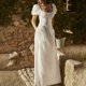 thumbnail image 1 of Vestidos Largos De Verano Vestido de playa para mujer con mangas abullonadas, elegante traje de cóctel de lujo (blanco L) Kuymtek para Mujer Blanco T S, 1 of 9