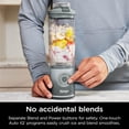 thumbnail image 4 of Ninja Blast Max, Portable Blender + Twist & Go, Personal Blender, Ninja Blender, Smoothie, Blend, Ice Crush, 3 Programs, Cordless, 22 oz removable Vessel, Dishwasher Safe, Leakproof, Silver, BC251SL, 4 of 5