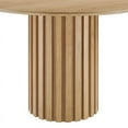 thumbnail image 4 of Modway Senja 47" Round Modern Style MDF and Wood Dining Table in Oak, 4 of 6