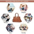 thumbnail image 6 of Women's Classic Snake Printed Top Handle Satchel Bag PU Leather Elegant Crossbody Shoulder Bag Work Handbag and Purse, 6 of 6