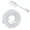 3m-White, variant on 1 Set RJ9 Telephone Handset Cord Detanglers 360 Degree Rotating Swivels Cord Easy to Use Landline Handset Cord Cable