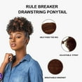 thumbnail image 6 of Ebo Instant Pony Synthetic Heat Resistant Draw String Ponytail Rule Breaker Gogo Curl 6" ( 1B Off Black ), 6 of 6