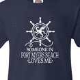 thumbnail image 4 of Inktastic Someone in Fort Myers Beach Loves Me Youth T-Shirt, 4 of 5