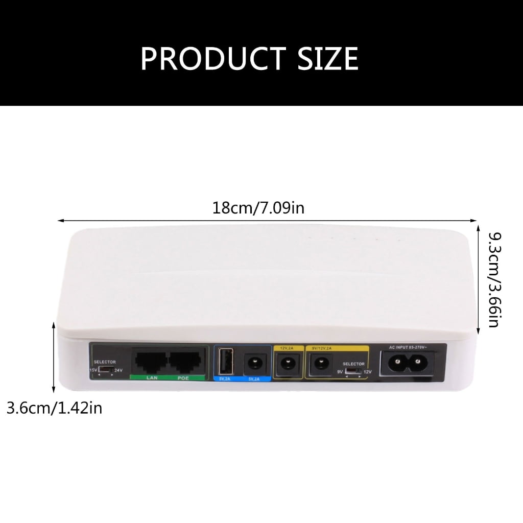Emergencys UPS Battery Backup for Essential Electronics Protections USB Output