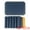 Blue Yellow, variant on Unique Bargains Placemats Leather Placemats for Kitchen Dining Table Green Gray 18x12in