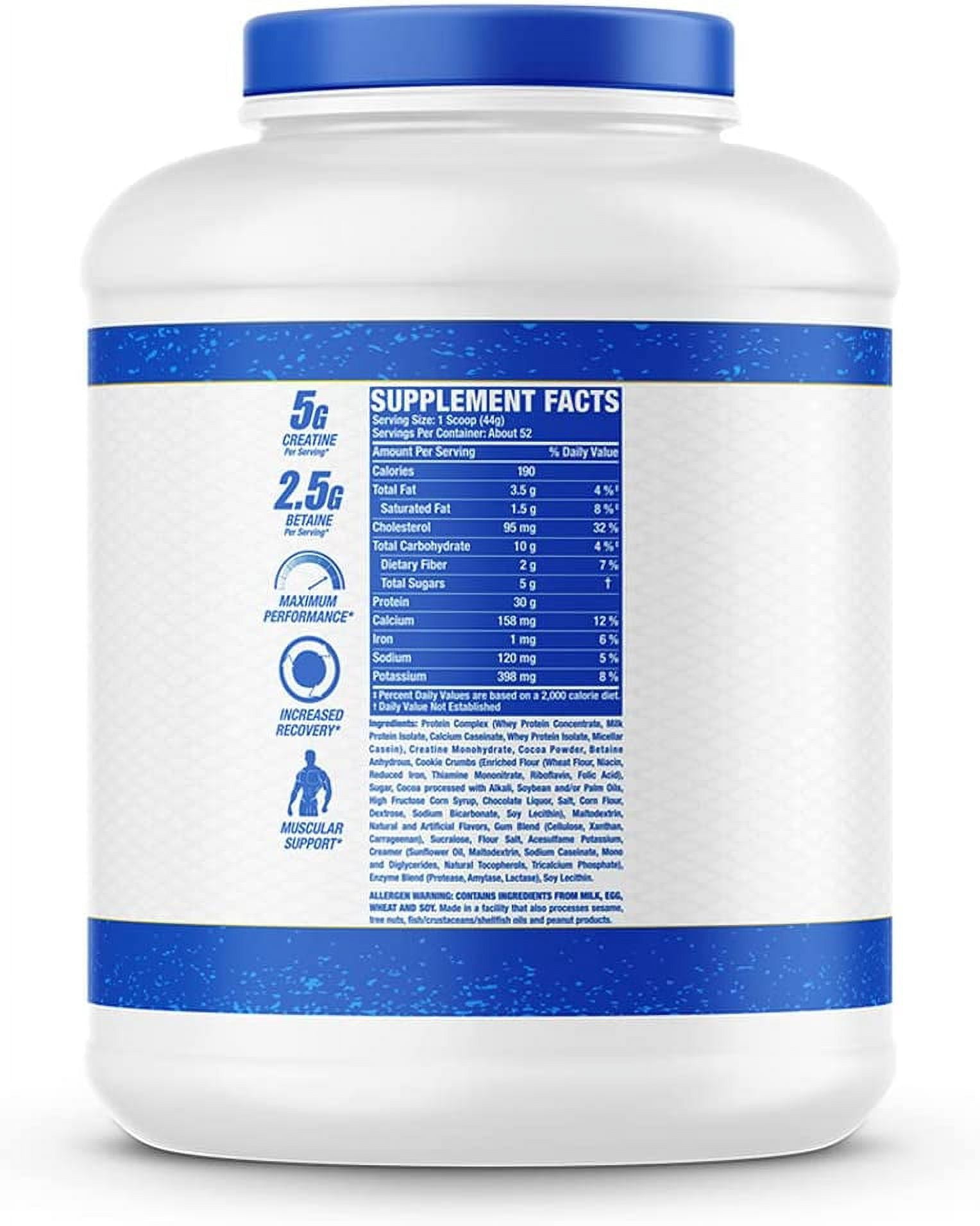 Ronnie Coleman Signature Series Pro-Antium Unflavored High Protein Powder, 5 Lb