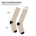 thumbnail image 4 of Sikiie Brown Gingham 1 Pairs Compression Socks for Men and Women 15-20 mmHg Running Support Socks, 4 of 7