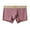 Hot Pink, variant on Hfnxid Mens Briefs Underwear,Men Solid Color Fashion Mid-waist Large Size Breathable Boxers Briefs