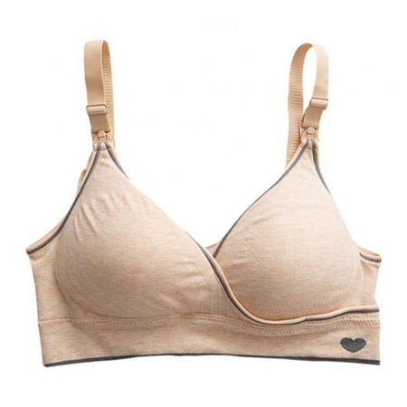 

Nursing Bra for Breastfeeding Maternity Bras Push Up Seamless Pregnancy Bralette Underwear