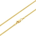 thumbnail image 5 of Nuragold 14K Real Yellow Gold Solid Franco Diamond Cut Chain Bracelet 7"-9" (1.1mm-6mm) Italian Jewelry for Men & Women, 5 of 11