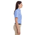 thumbnail image 2 of Harriton Women's Short-Sleeve Oxford Shirt with Stain-Release - M600SW, 2 of 3