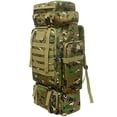 thumbnail interactive-video image 1 of Vaupan 80L Hiking Backpack - Waterproof Molle Military Rucksack With Rain Cover For Camping & Outdoor Adventures 1 of 10