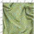 thumbnail image 2 of Soimoi Gold polyester Crepe Fabric Leaves Leaves Decor Fabric Printed Yard 42 Inch Wide, 2 of 6