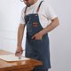 thumbnail image 4 of Delantal de cocina Gardenne Delantal de jardín Delantal de cocina Delantal de cintura ajustable con lazo Uniforme de jardín Uso diario Delantal para hornear, 4 of 8