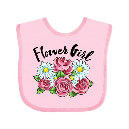 

Inktastic Flower Girl Roses and Daisies Gift Baby Girl Bib