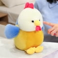 thumbnail image 2 of Juguete de Animales de Peluche de Pollo Esponjoso Regordete, Pollo Ultrasuave, Lindo, Ecológico, Muñeco de Peluche, Regalo de Peluche, 2 of 11