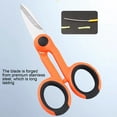 thumbnail image 4 of Electrician Scissors, Fiber Optic Cutter Heavy Duty Hardened Stainless Steel  for Repair, 4 of 8