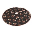 thumbnail image 2 of Bingfone Christmas Tree Skirt Mat Christmas Decoration Interior 36" -Bulldog with Sunglasses, 2 of 6