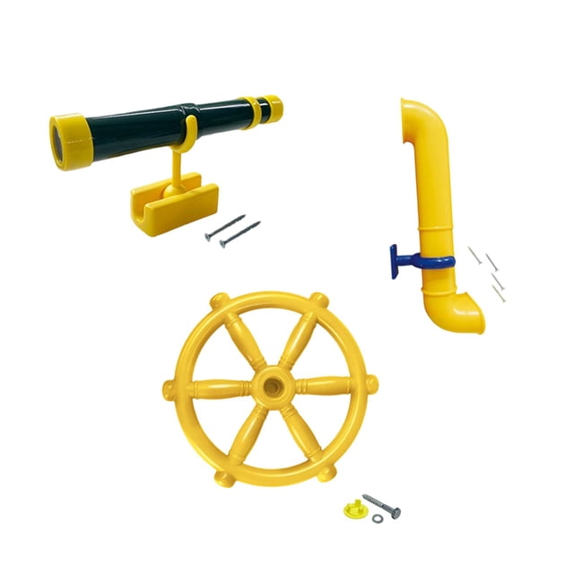 lionlar Playground Accessories Set Pirate Telescope for Climbing Frame Backyard Kids Style C