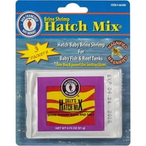 San Francisco Bay Brand Brine Shrimp Hatch Mix Fish & Reef Tanks 3 - 21g Packets