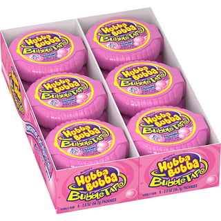 3 Pack Hubba Bubba Sour Blue Raspberry Bubble Gum Tape Fun Chewing Gum 18ft