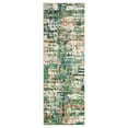 thumbnail image 2 of HOMERRY Runner Rug 2'x 6' Abstract Indoor Washable Rug for Hallway Bohemian Modern Carpet, Green, 2 of 6