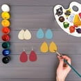 thumbnail image 4 of EIMELI 70PCS Wooden Earring Making Kit Unfinished Wood Earring Blank Dangle Earring, 4 of 10