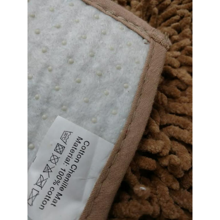 DaDa Bedding Coffee Brown Shaggy Soft Chenille Noodle Carpet Rug Bath —  DaDalogy Bedding Collection