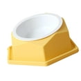 thumbnail image 3 of <p>Cats Bowl, Plastic Anti Vomiting Cat Bowl Tilted  For Housewarming Gift</p>, 3 of 7