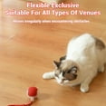 thumbnail image 3 of Tiny Fetch Dog Toy,Tiny Fetch Motion Dog Toy with Birdsong & Rope,Interactive Fast Moving Ball with Birdsong, 360° Smart Automatic Rolling Electric Dogs Ball Toys with Rope for Dogs Cat Indoor Play, 3 of 7