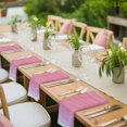 thumbnail image 4 of Cloth Napkins Set of 4 - 20x20 Inches, Ombre Waves Washable Reusable Table Napkins, Abstract Art Gradient Pink Modern Soft & Absortbent Dining Napkin for Party Wedding Hotel Restaurant, 4 of 8