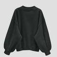 thumbnail image 6 of PuLe Long Sleeve Tops for Women Women's Sweatshirt Long Sleeve V Neck Drop Shoulder Sweatshirt Pullover Tops Fall Outfits Trendy, 6 of 6