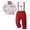 O-Red8710, variant on CUZIBR Boys Christmas Suit Two Piece Christmas Little Tuxedo Boys Suit Outfits Sets Comfort Dailywear For Toddler
