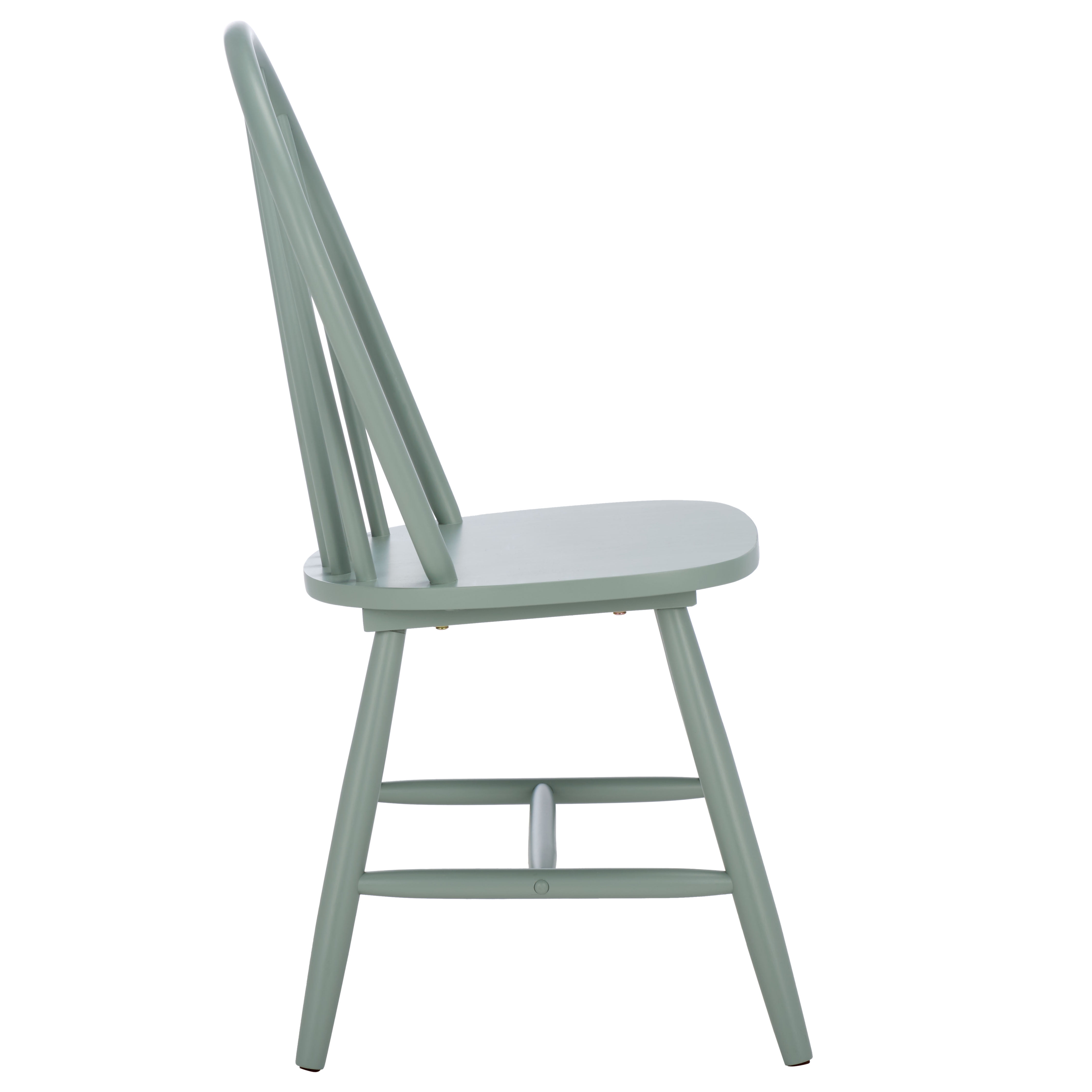 Safavieh Omaha Modern Wood Dining Side Chairs, Sage (Set of 2)