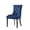 Blue, variant on Set of 2 Upholstered Mid Century Dining Chair, Luxurious Single Dining Chair with Solid Wood Legs (Orange)