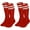 Red, variant on Kids Soccer Socks, 2 Pairs Long Football Socks Knee High Athletic Socks for 7-12 Youth Boys & Girls