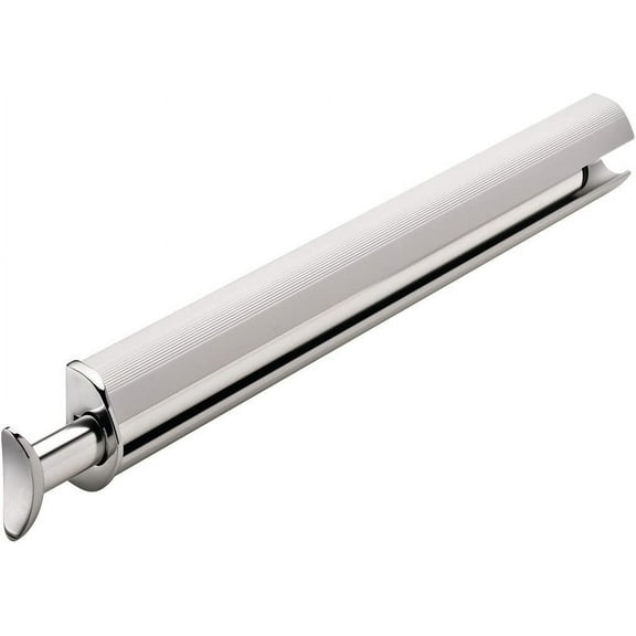 Hafele 11 3/4 inch Synergy Elite Closet Valet Rod (Matt Aluminum w/Chrome)