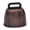 thumbnail image 1 of DOLITY Retro Cow Bell Premium Cow Bell Ringing Tiny Loud Bells Metal Cowbells For Red Bronze Color, 1 of 9
