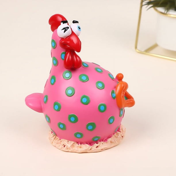 RKSTN Pendant Pendant Colorful Silly Chicken,Fun Expression Chicken,Scene Party Decoration