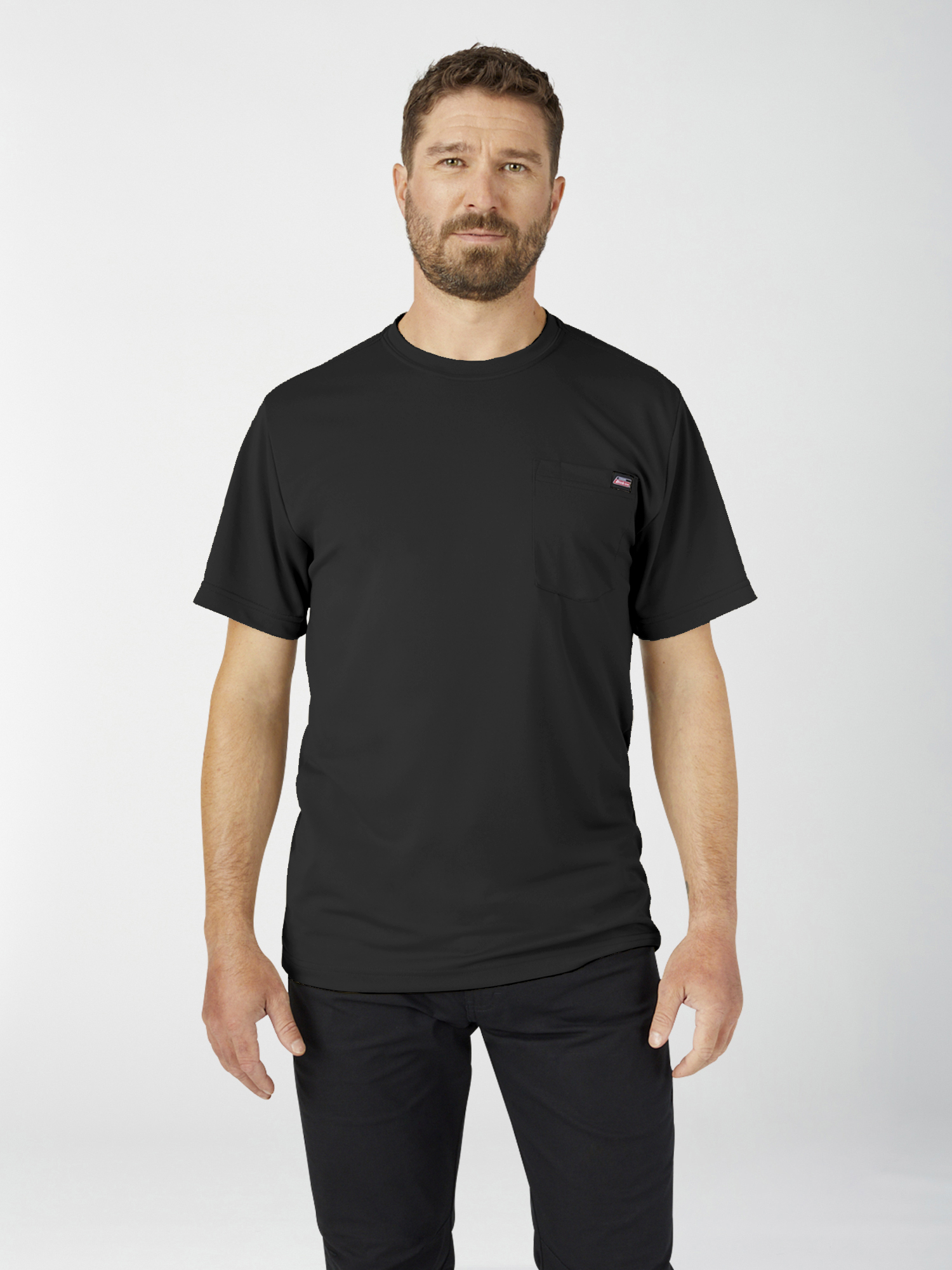 Genuine Dickies Men's Relaxed Fit Performance Polyester Tee Shirt ...