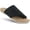 BLACK METALLIC, variant on Lavish Women's Sandals - Stretch Knit Upper, Memory Foam Footbed, Dual Density EVA Cushioning, Shock-Absorbing Outsole, Lightweight Travel & Walking Sandals - Olive, Medium : 9-9.5