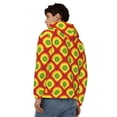 thumbnail image 4 of Honeii Music Colors Print Hoodies for Men, Pullover & Full Zip, Breathable Zip up Hoodie, Sweatshirt-XX-Large, 4 of 5