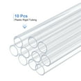 thumbnail image 3 of Uxcell 10 Pack Clear Plastic Rigid Tubing 10mm ID x 12mm OD, Round Polycarbonate Tubes for Aquarium Water Pipe, 3 of 7