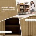 thumbnail image 3 of 47" Sideboard Buffet Cabinet with Adjustable Shelves for Kitchen Dining Room Living Room Entryway, 3 of 7