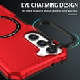 thumbnail image 6 of Dteck Magnetic Case for Samsung Galaxy S23 Plus Compatible with MagSafe, Shockproof Military Grade Protection Magnetic Rugged Case for Samsung Galaxy S23 Plus,Red, 6 of 9
