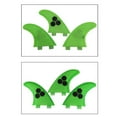 thumbnail image 4 of Mosiee 3 Pcs Ailerons de Planche de Surf Aileron de Queue en Fibre de Verre Vert, 4 of 9