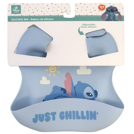 Disney Stitch Silicone Infant Unisex Bib
