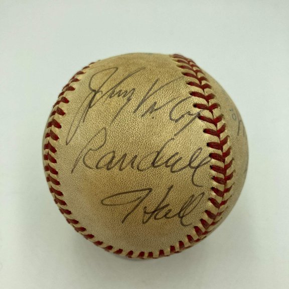 Lynyrd Skynyrd Band Signed Baseball Leon Wilkerson Van Zant Billy Powell JSA COA