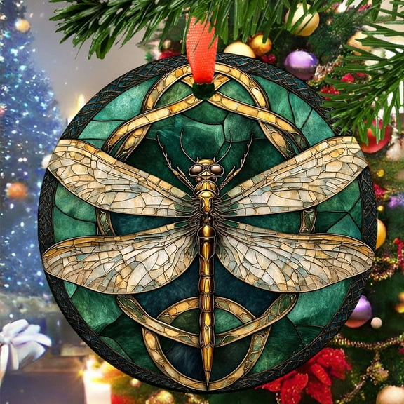 Mystic Celtic Christmas Ornament, Ceramic/Acrylic Ornament, Mother’s Day Keepsake, Valentine’s Day Decor, Festival Gift Ornament, Collectible 2025